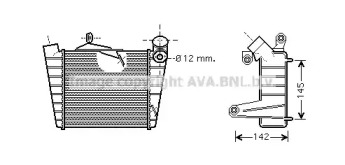 Теплообменник (AVA QUALITY COOLING: VWA4213)