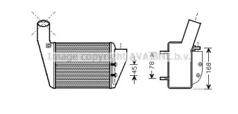 Теплообменник (AVA QUALITY COOLING: VWA4222)