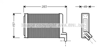 Теплообменник (AVA QUALITY COOLING: VWA6067)