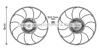 Вентилятор (AVA QUALITY COOLING: VWC332)