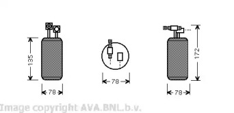 Осушитель (AVA QUALITY COOLING: VWD052)