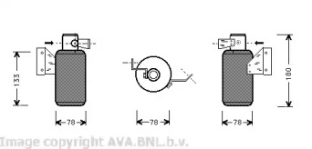 Осушитель (AVA QUALITY COOLING: VWD166)