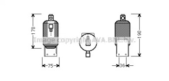 Осушитель (AVA QUALITY COOLING: VWD292)