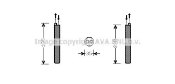 Осушитель (AVA QUALITY COOLING: VWD297)