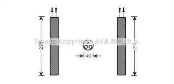 Осушитель (AVA QUALITY COOLING: VWD304)