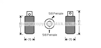 Осушитель (AVA QUALITY COOLING: VWD314)