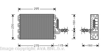 Испаритель (AVA QUALITY COOLING: VWV016)