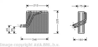 Испаритель (AVA QUALITY COOLING: VWV030)