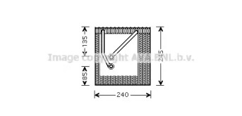 Испаритель (AVA QUALITY COOLING: VWV242)