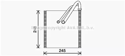 Испаритель (AVA QUALITY COOLING: VWV400)