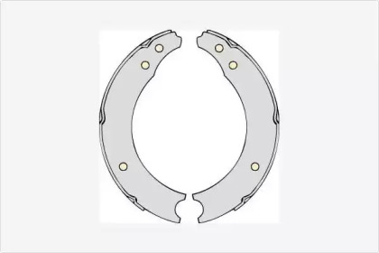 Комлект тормозных накладок (MGA: M518)