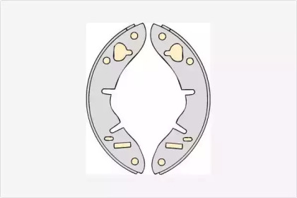 Комлект тормозных накладок (MGA: M531)