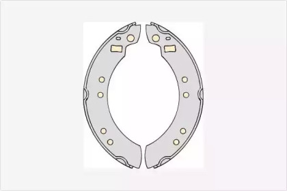 Комлект тормозных накладок (MGA: M597)