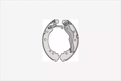 Комлект тормозных накладок (MGA: M718)