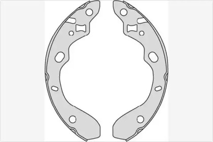 Комлект тормозных накладок (MGA: M799)