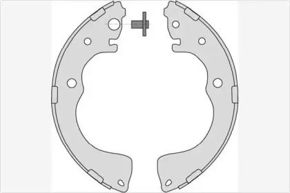 Комлект тормозных накладок (MGA: M802)