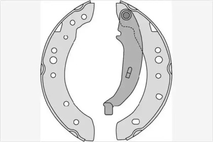 Комлект тормозных накладок (MGA: M880)