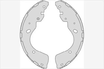 Комлект тормозных накладок (MGA: M925)