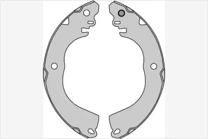Комлект тормозных накладок (MGA: M938)