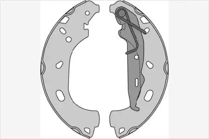Комлект тормозных накладок (MGA: M948)