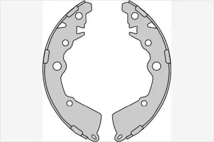 Комлект тормозных накладок (MGA: M953)