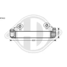 Теплообменник (DIEDERICHS: 8446513)