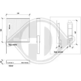 Фильтр (DIEDERICHS: DCI0123-1)