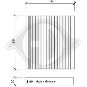 Фильтр (DIEDERICHS: DCI0143)