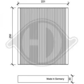 Фильтр (DIEDERICHS: DCI0156)