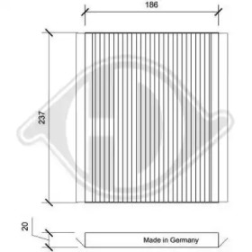 Фильтр (DIEDERICHS: DCI0171)
