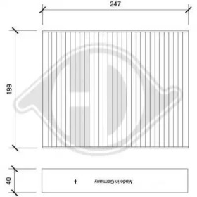 Фильтр (DIEDERICHS: DCI0226)