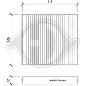 Фильтр (DIEDERICHS: DCI0230)