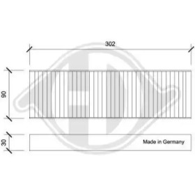 Фильтр (DIEDERICHS: DCI0254)