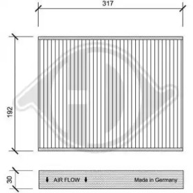 Фильтр (DIEDERICHS: DCI1092)