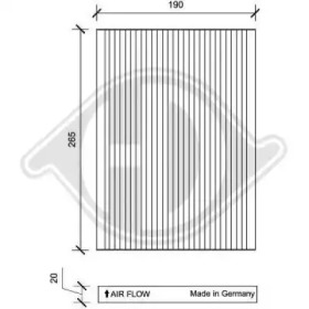 Фильтр (DIEDERICHS: DCI1153)