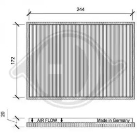 Фильтр (DIEDERICHS: DCI1161)