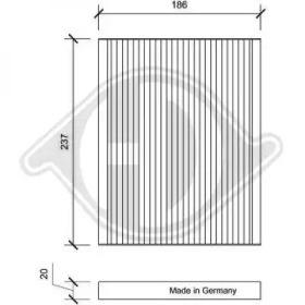 Фильтр (DIEDERICHS: DCI1171)