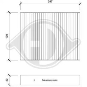 Фильтр (DIEDERICHS: DCI1226)
