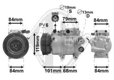 Компрессор (DIEDERICHS: DCK1666)