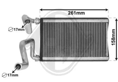 Теплообменник (DIEDERICHS: DCM1111)