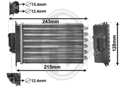 Теплообменник (DIEDERICHS: DCM1332)