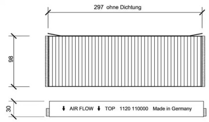 Фильтр (DIEDERICHS: DCI1120S)