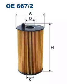 Фильтр (FILTRON: OE667/2)