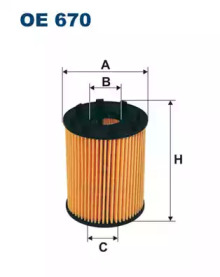 Фильтр (FILTRON: OE670)