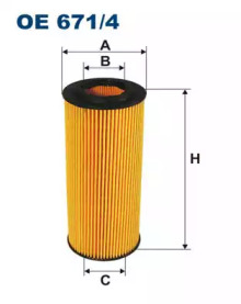 Фильтр (FILTRON: OE671/4)