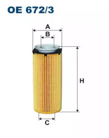 Фильтр (FILTRON: OE672/3)