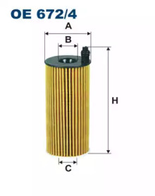 Фильтр (FILTRON: OE672/4)