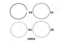Поршневое кольцо (ASHIKA: 34-34034)
