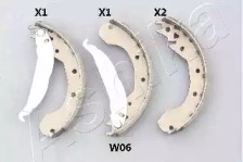 Комлект тормозных накладок (ASHIKA: 55-0W-W06)