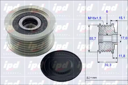 Механизм свободного хода (IPD: 15-3970)